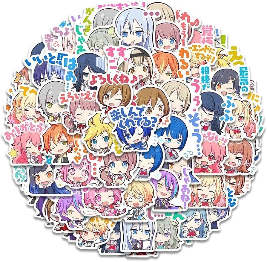 Amazon.co.jp: プロジェクトセカイ ステッカー 200枚 ノートステッカー